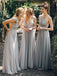 Convertible A-line Backless Jersey Inexpensive Bridesmaid Dress, FC2529