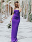 Charming Mermaid Backless Sexy Slit Newest Bridesmaid Dress, FC2546